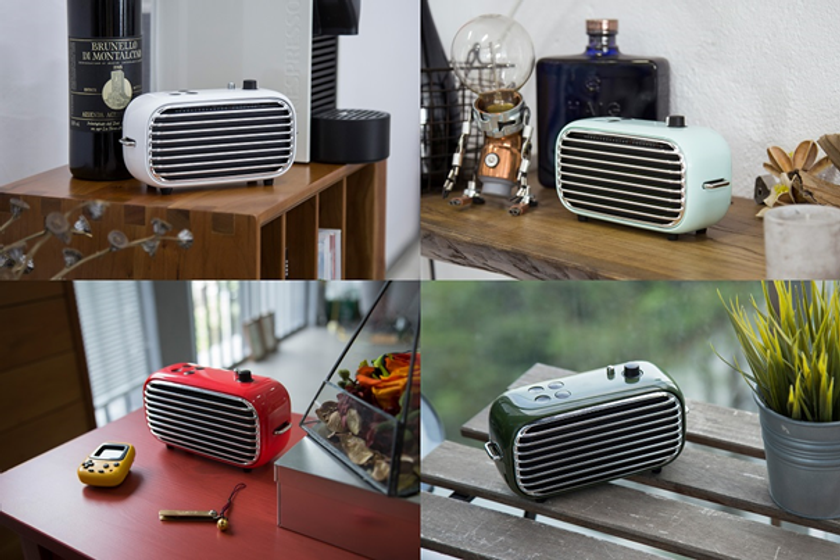 レトロ×最新テクノロジー！パワフルな重低音が部屋に鳴り響く！
クラシカルなデザインのラジオ機能付き小型ワイヤレススピーカー
「Lofree Poison」が パソコン工房 AKIBA STARTUP
で展示開始！