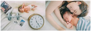 ニューボーンフォト撮影例(photo by fotowa／林直幸)