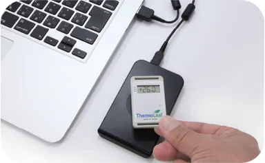 温度・湿度の履歴記録システム「サーモリーフ」
