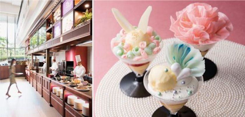 【ホテル阪急インターナショナル】
ホワイトデー・イースター・母の日デザート
≪各月3日間≫期間限定パフェを提供　2018年3月12日（月）より
1階　ビュッフェ&カフェレストラン「ナイト&デイ」に