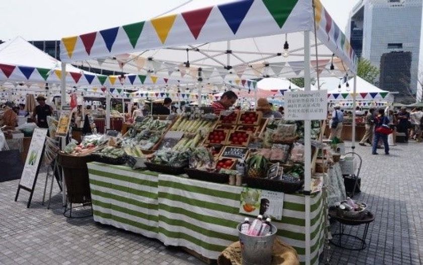 有機野菜の「ビオ・マルシェの宅配」、
「グランフロント大阪 うめきた広場」が市場になる
「Umekiki Marche　-　ウメキキ　マルシェ -」に出店