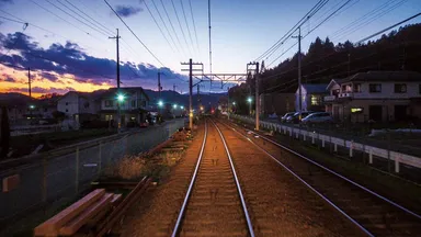 場面写真(叡電もみじのトンネル)