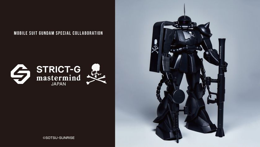 スカルを纏った1/12スケール“漆黒のシャアザク”登場！
STRICT-G　×　mastermind JAPANコラボ第4弾