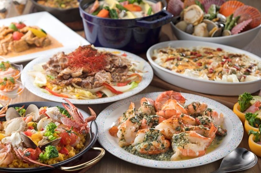 水辺が賑わう食材の数々！
ご家族で味わうゴールデンウィークバイキング！
シーフード＆ビーフマルシェ2018」開催
2018年4月28日（土）より 第一ホテル東京シーフォートにて