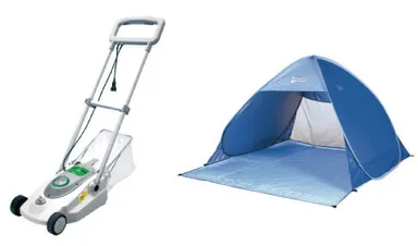 サンシェード・電気芝刈機