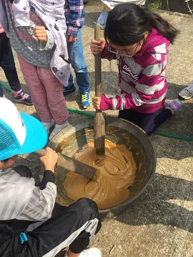 黒糖作りの様子