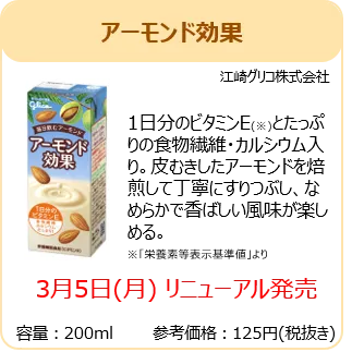 グリコ アーモンド効果