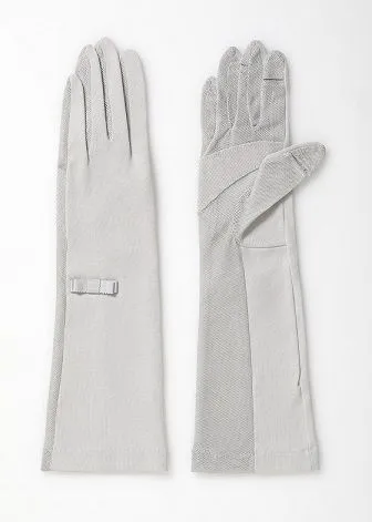 メッシュさらさら手袋（ミドル丈）