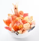 鮨のぶ「美味求真 30種類がのった海鮮丼(のり汁付)」