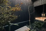 庭と檜風呂