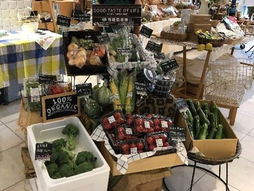 有機野菜の　「ビオ・マルシェの宅配」、
「KUZUHA MALL」にて
「Organic & Natural Marche」を出店
