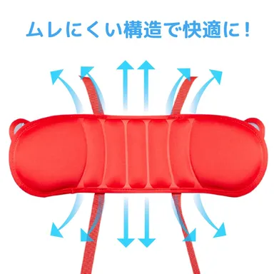 さらっとした生地と蒸れにくい構造で夏も快適