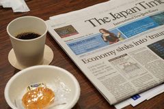 『朝英語の会』梅田 ＠スタートアップカフェ大阪～The Japan Times 紙記事について議論する～開催1周年！