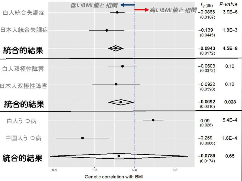 統合失調症のリスクと生まれ持った「やせ傾向」は関係する？
体型と精神疾患