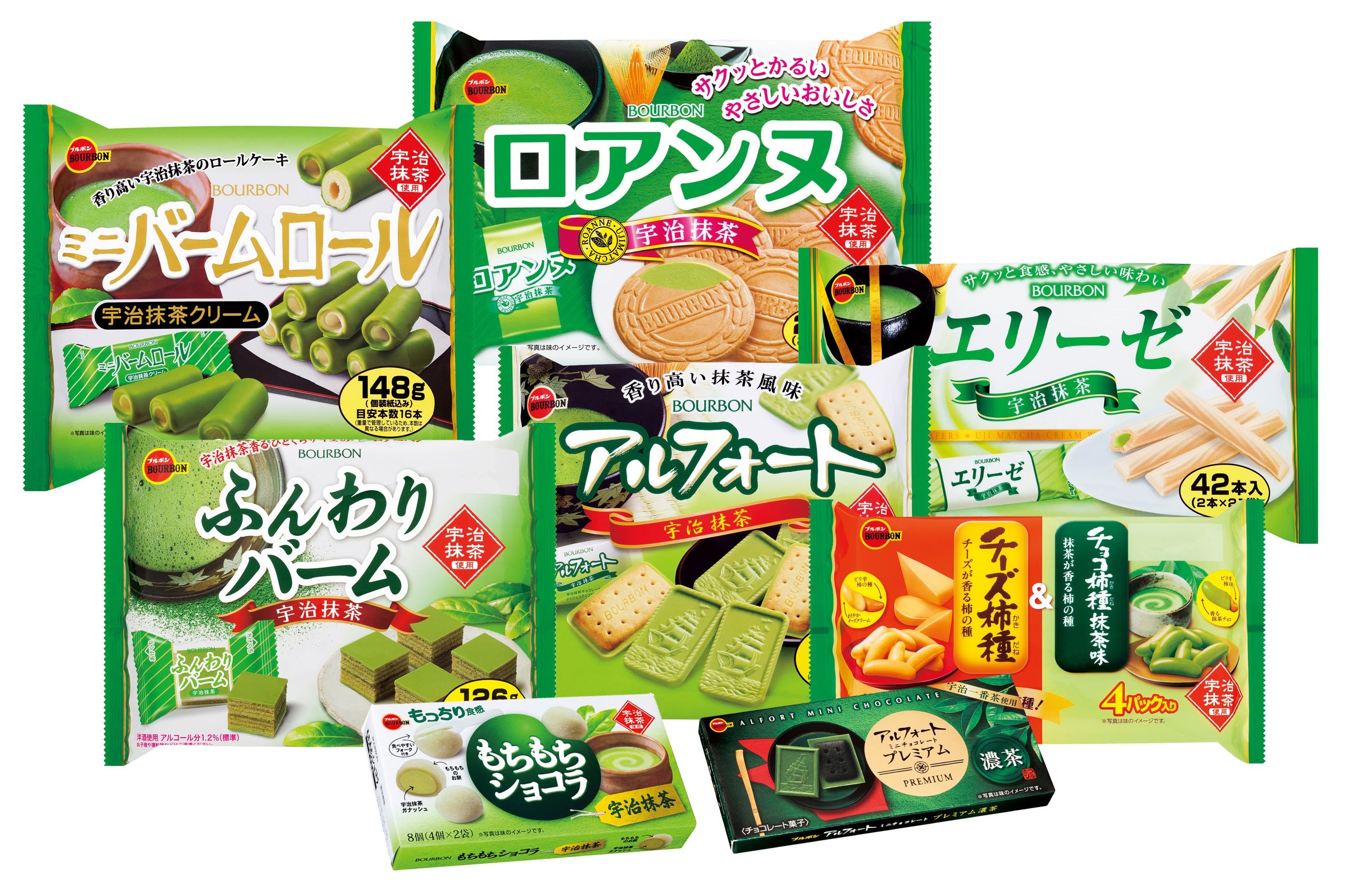 ブルボン、芽吹きの季節を彩る“抹茶フェア”「アルフォートミニチョコレートプレミアム濃茶」など8品を4月17日(火)に新発売!|株式会社ブルボン のプレスリリース ブルボン、芽吹きの季節を彩る“抹茶フェア”「アルフォートミニチョコレートプレミアム濃茶」など8品を4月17日(火)に新発売!|株式会社ブルボン のプレスリリース