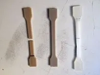 セルロースナノファイバー複合樹脂のダンベル試験片