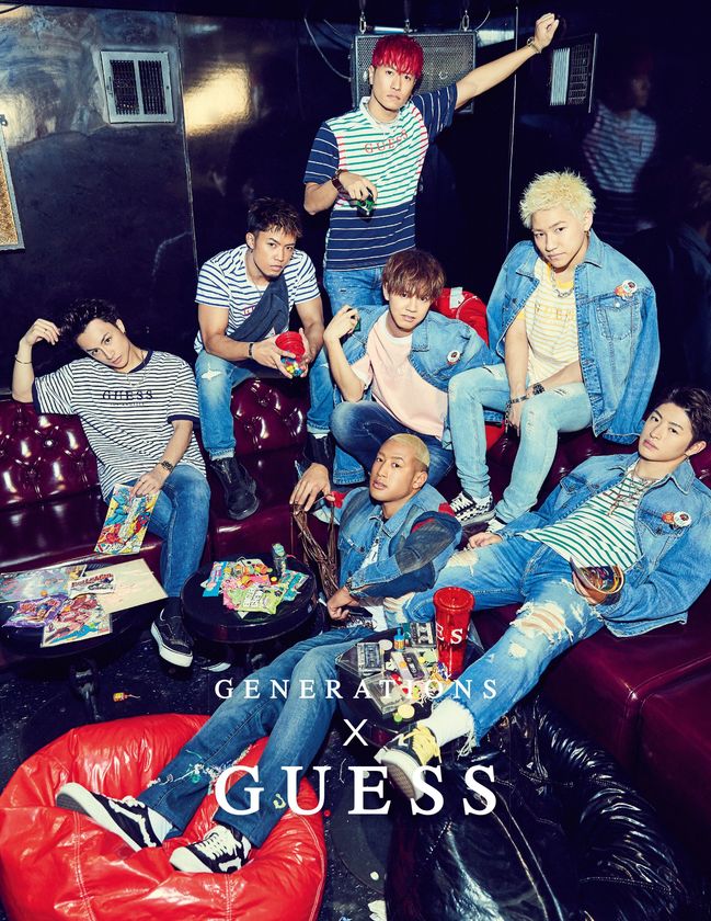 GENERATIONS × GUESS コラボレーションコレクション 4/12(木)一