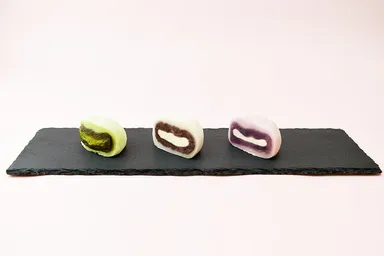 クリーム大福の断面