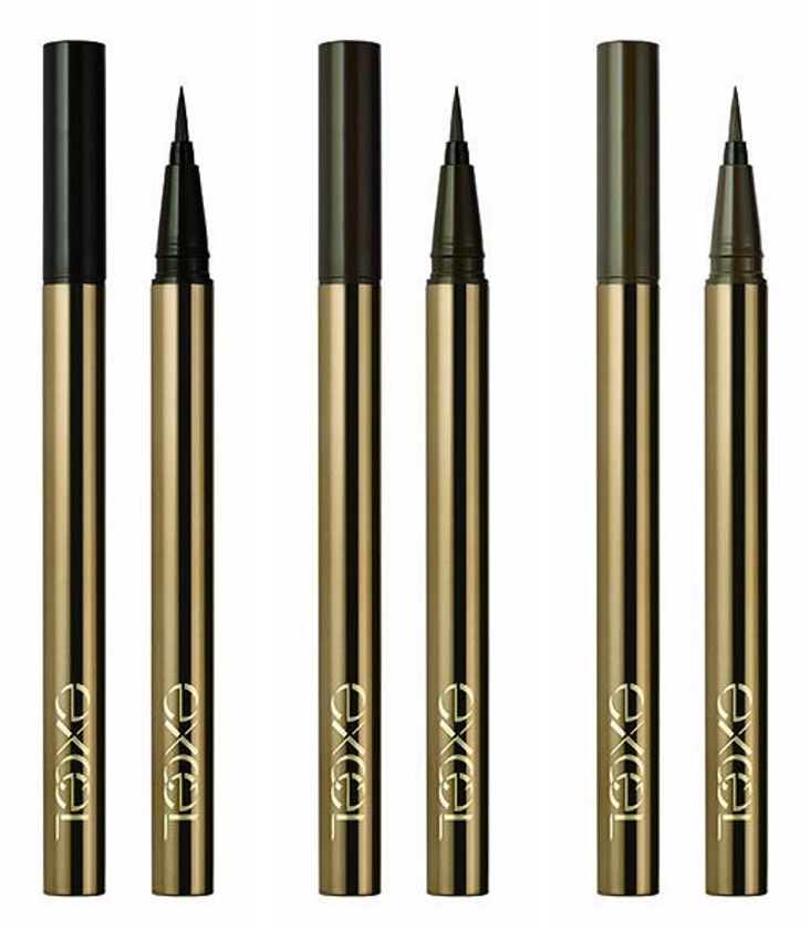 【5月22日】メイクアップブランド『エクセル』から、
“セミマット仕上げ”で目元に溶け込む、
極上美色「リキッドアイライナー」 発売