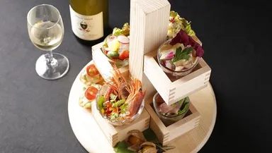 前菜5種盛合せ「パレスタワー」