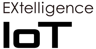 サービスロゴ：EXtelligence  IoT