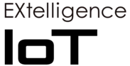 サービスロゴ：EXtelligence  IoT