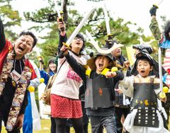 親子300人の大合戦！桶狭間の戦い＆関ヶ原の戦いを元にした“チャンバラ合戦”ネスタリゾート神戸にて初開催！