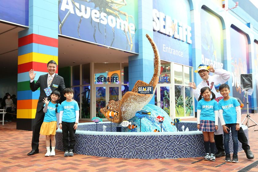 「見て、さわって、学んで」体験できる水族館
SEA LIFE Nagoya
2018年4月15日(日)グランドオープン
