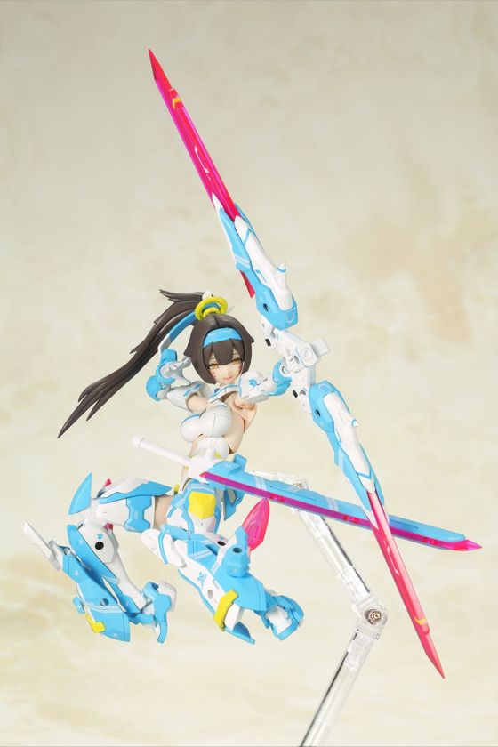 『メガミデバイス』最新作
「朱羅 弓兵 蒼衣(あすら きゅうへい あおい)」ついに登場!
「朱羅 弓兵 」が新規髪型、新規成形色に!