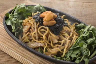 日高の春うに至極の焼き雲丹そば＜1,399円＞