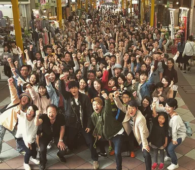 アーケード撮影風景1