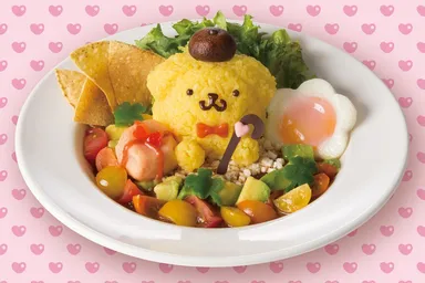 ポムポムプリンのモテコーデおめかしタコライス(メイン画像)