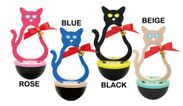 「猫型ドアストッパー」　リボンと鈴がついたデザインでリニューアル発売！