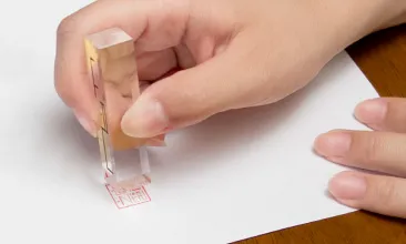 山本印章堂オリジナル印鑑dessin carre 2