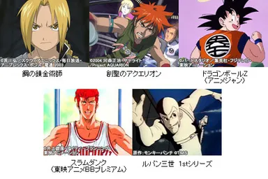 「パックde視聴がお得！キャンペーン」　対象作品(一部抜粋)