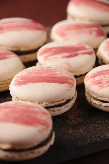 macarons mures tonka