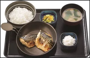 炙り塩鯖定食　イメージ