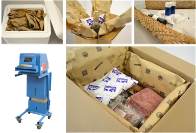 Ranpak社のコールドチェーン向け紙緩衝材