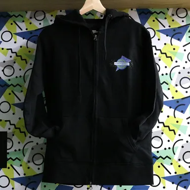 フライングパワーディスク　パーカー(ブラック) 表