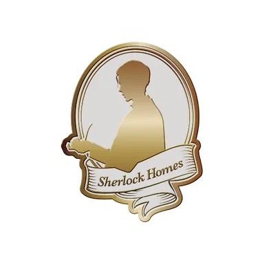 ホームズブローチ風 ピンバッジ