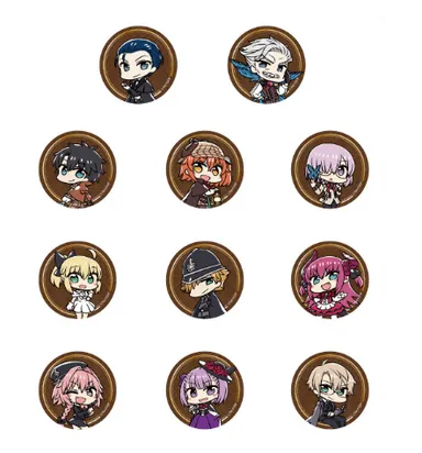 ▲CHANxCO 描き下ろしSDイラスト トレーディング缶バッジ