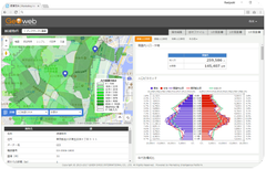 インターネットブラウザだけで商圏分析が可能に　GIS(地図情報システム)・GeOweb(ジオウェブ)提供開始