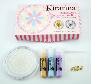 コンパクトミラー　ゴールド