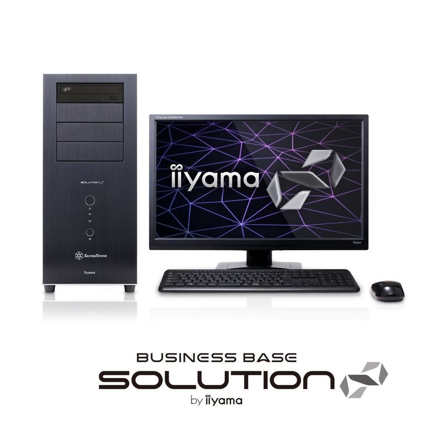 iiyama PC「SOLUTION∞(ソリューション インフィニティ)」
最上位に位置するインテル(R) Core(TM) X シリーズ・プロセッサーとNVIDIA(R) TITAN Vを3枚搭載したビジネス向けミドルタワーパソコンを発売