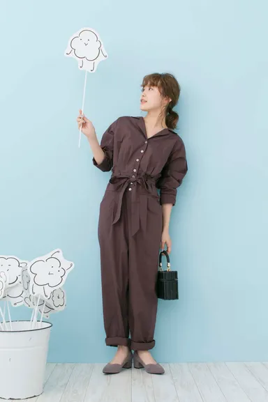 PBP510×高橋愛シャツオールインワン