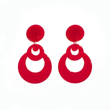 キャンディカラーサークルイヤリング