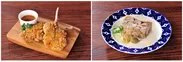 ラムチョップ“ノッチョリーネ”　～ナッツパン粉焼き～／コラーゲンたっぷりの豚肉テリーヌ