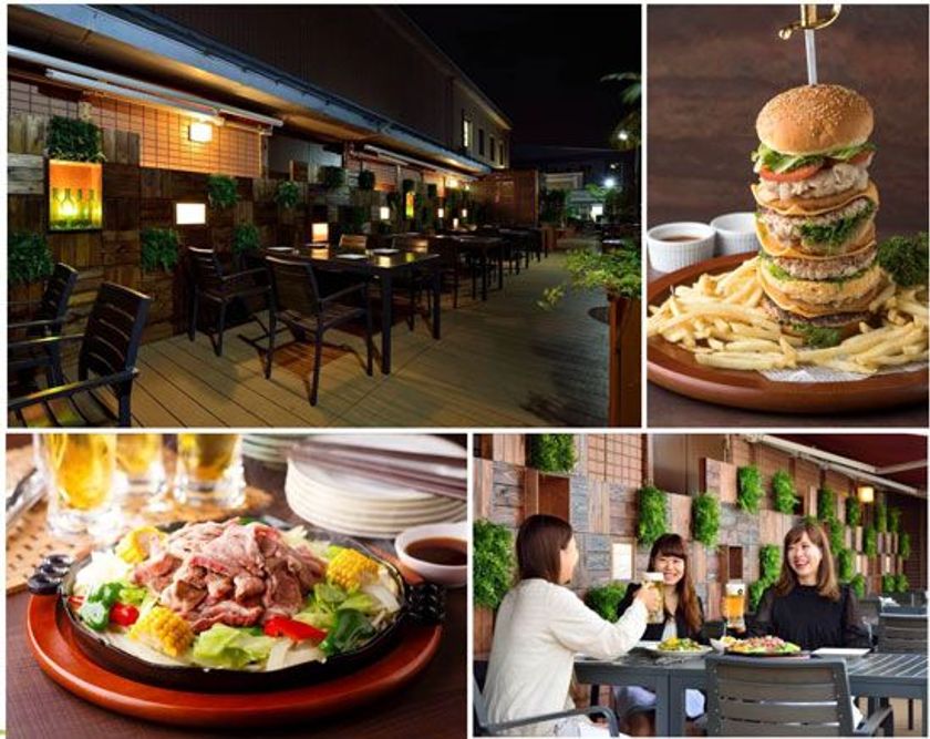 緑豊かで開放的なガーデンテラス　新メニューも登場
「ジンギスカン　ビアガーデン2018」
2018年5月25日（金）～8月31日(金)  
吉祥寺第一ホテル8階ガーデンテラスにて