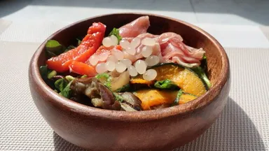 サラダに＋「お酢」と「食物繊維」(1)