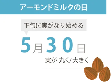 アーモンドミルクの日